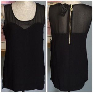 Vertigo Mixed Media Top